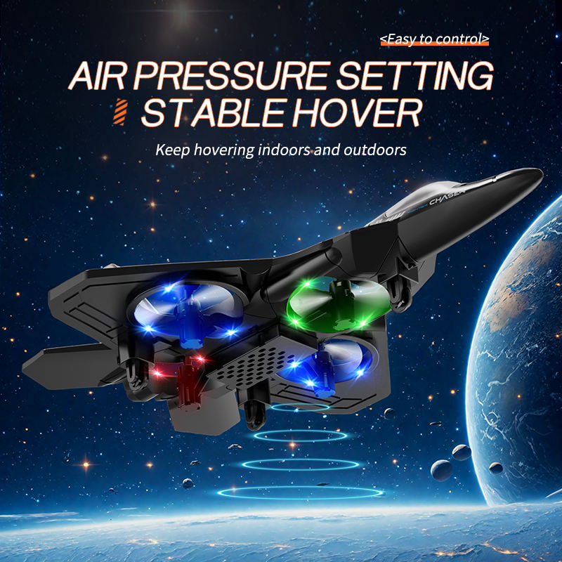 LED Flying Drone Jet – Easy Control for KidS