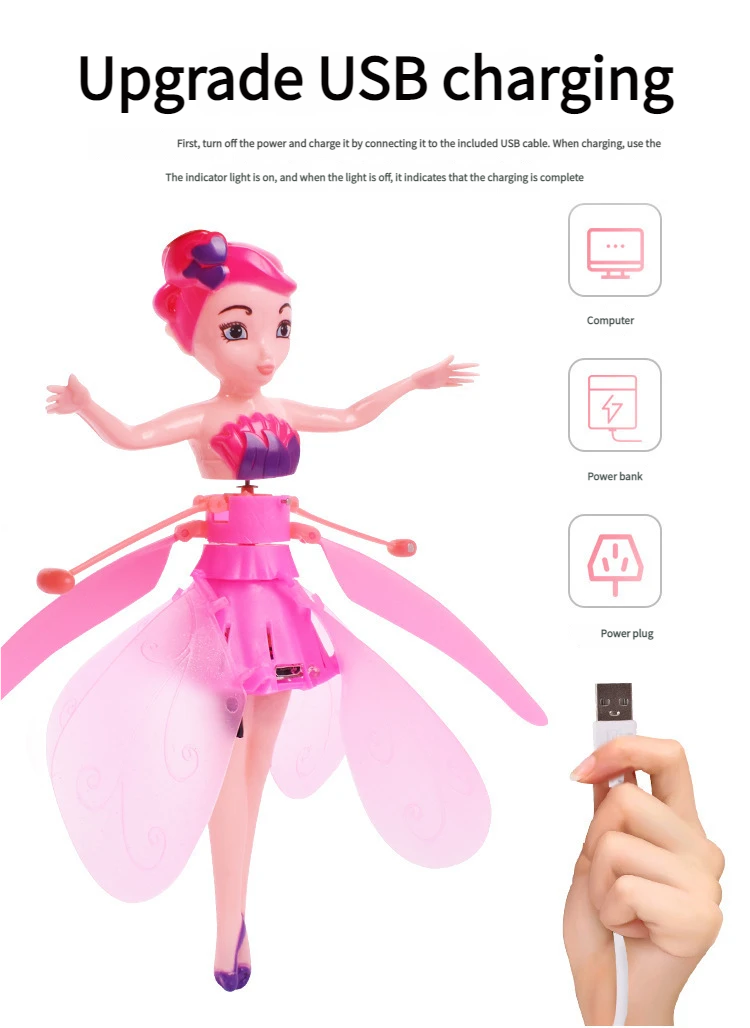Crystal Flyers Interactive Flying Doll