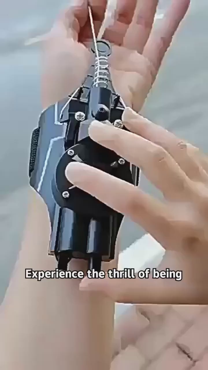 Spider Web Shooter Wrist Launcher Toy Set with Gloves Cosplay