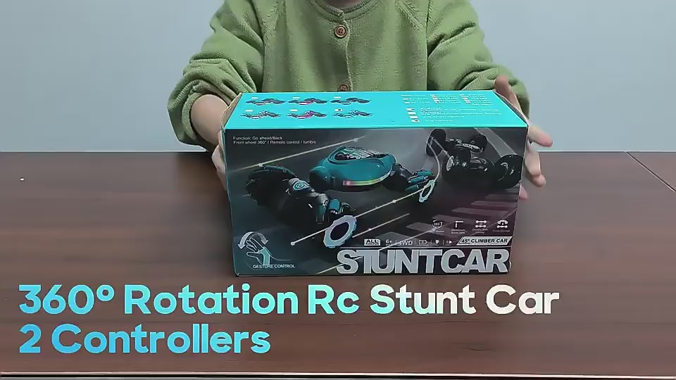 4WD 360 Degree Hand Gesture Sensing RC Stunt Car – Ultimate Gesture Controlled Stunt Toy
