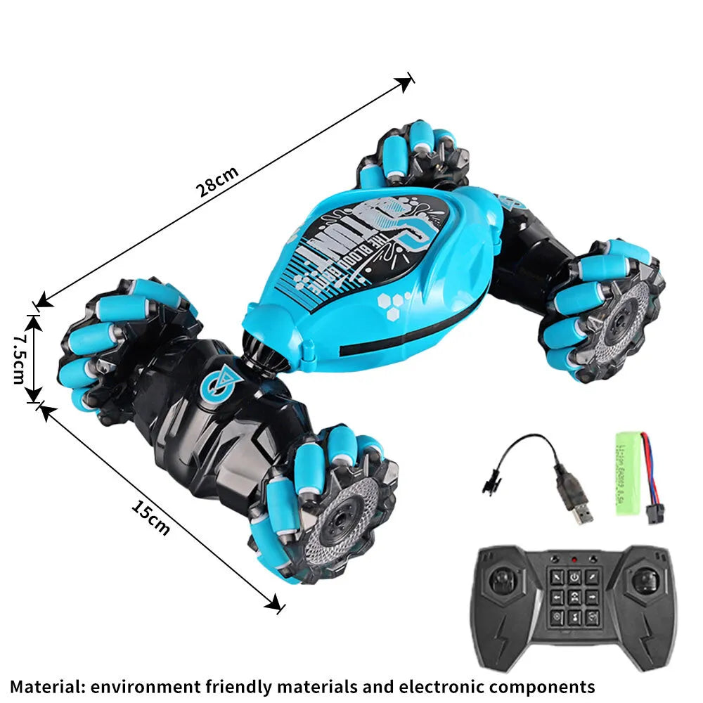 4WD 360 Degree Hand Gesture Sensing RC Stunt Car – Ultimate Gesture Controlled Stunt Toy